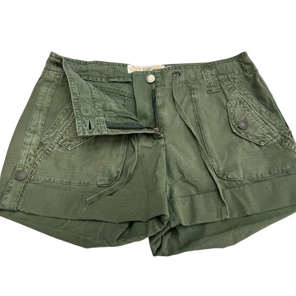 J. Crew Chino Classic Twill City Fit Shorts Women's Utility Pocket Green, Size 4 - Picture 4 of 9